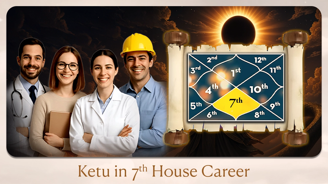  Ketu in 7th House career